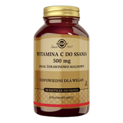 Solgar Witamina C do ssania 500 mg, pastylki do ssania, smak żurawinowo-malinowy, 90 szt.