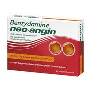 Benzydamine neo-angin smak miodowo-pomarańczowy, 3 mg, pastylki, 20 szt. https://azcdn.doz.pl/image/d/product/4734b637-scale-180x180.png