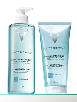 Vichy Purete Thermale, żel odświeżający do mycia twarzy, 200 ml