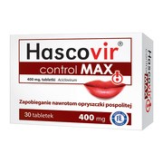 Hascovir control MAX, 400 mg, tabletki, 30 szt.