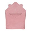 Lionelo, Muślinowy ręcznik kąpielowy, pink baby, 1 szt.