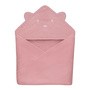Lionelo, Muślinowy ręcznik kąpielowy, pink baby, 1 szt.