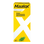 Maalox, (35 mg+40mg)/ml, zawiesina doustna, 250 ml