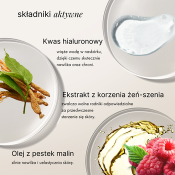 Mokosh, regenerujący krem do twarzy anti-pollution, malina, 60 ml
