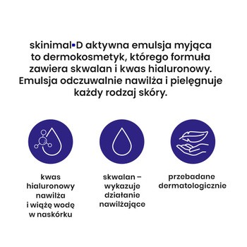Skinimal D, aktywna emulsja myjąca, 200 ml