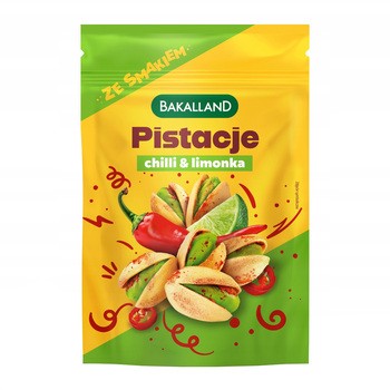 Bakalland, pistacje prażone chilli & limonka, 70 g