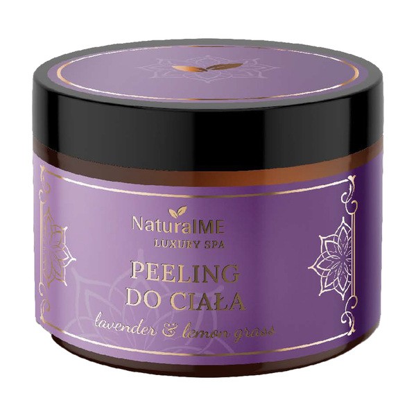 NaturalME NaturalME Luxury SPA, cukrowy peeling do ciała, Lavender &amp; Lemongrass, 200 ml — Składniki i ocena