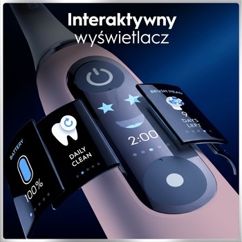 Oral-B iO 6N, szczoteczka elektryczna, Pink Sand, 1 szt.