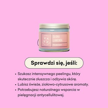 Mydlarnia 4 Szpaki, Peeling solny, Słona Lawenda, 250 ml