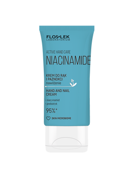 Flos-lek Zestaw Hand & Lip Duo Care Niacinamide, krem do rąk, 50 ml + pomadka do ust, 4 g