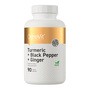 OstroVit Kurkumina + Czarny Pieprz + Imbir, tabletki, 90 szt.