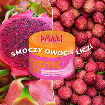 Farmona Tutti Frutti #DragonfruitVibe, wygładzający peeling cukrowy, 250 g