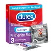 Durex Emoji Fetherlite Elite, prezerwatywy, 3 szt.