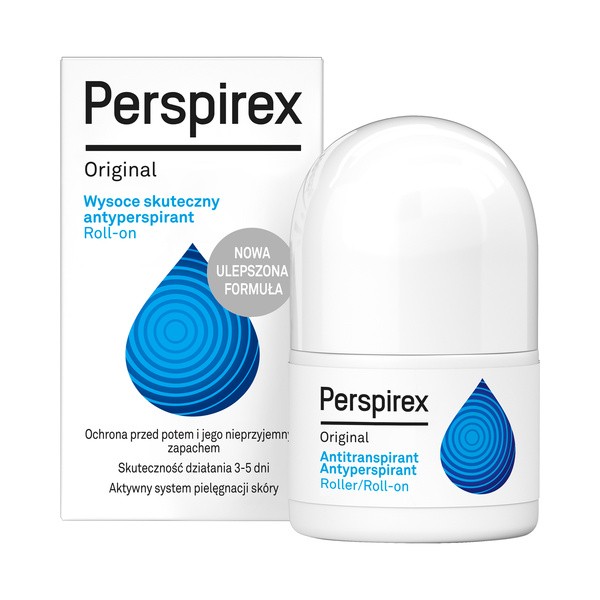 Perspirex Perspirex Original, antyperspirant roll-on, 20 ml — Składniki i ocena