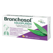 Bronchosol Maxipuren, 200 mg, kapsułki dojelitowe miękkie, 30 szt.