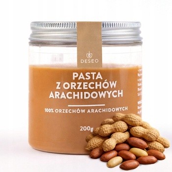 Deseo, pasta z orzechów arachidowych 100%, 200 g