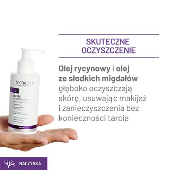 Sylveco Dermo Naczynka, olejek do demakijażu, 145 ml