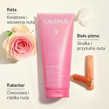 Caudalie Rose de Vigne, żel pod prysznic, 200 ml