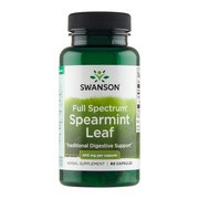 Swanson Full Spectrum Spearmint leaf, kapsułki, 60 szt.        