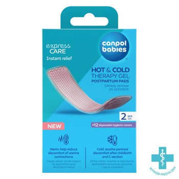 Canpol Babies, okłady żelowe poporodowe, 2 szt.