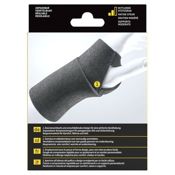 Futuro Basic Sport, regulowana opaska stabilizująca nadgarstek, czarna, 1 szt.
