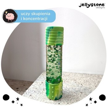 Jellystone Designs, butelka sensoryczna DIY, dinozaur, 1 szt.