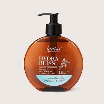 Jantar Hydra Bliss, nawilżające mydło do rąk i ciała, 400 ml