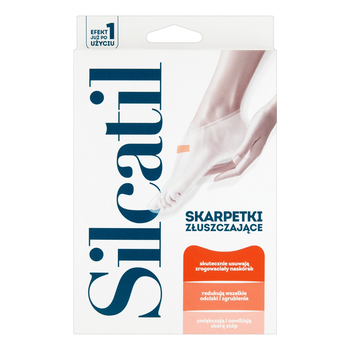 Silcatil, skarpetki złuszczające, 1 para