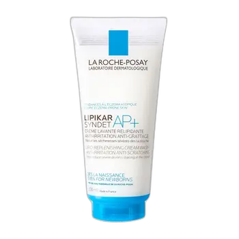 La Roche-Posay Lipikar Syndet AP+, krem myjący wzupełniający poziom lipidów, przeciw podrażnieniom skóry, 200 ml