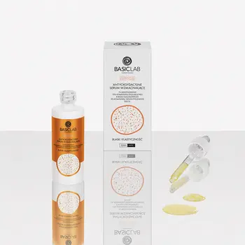 BasicLab Esteticus, antyoksydacyjne serum wzmacniające Blask i Elastyczność, 30 ml