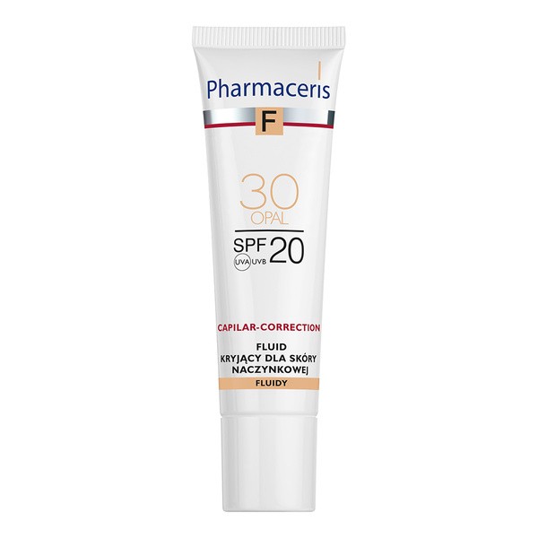Pharmaceris Pharmaceris F, fluid kryjący dla skóry naczynkowej, Opal 30, 30 ml — Inhaltsstoffe i ocena
