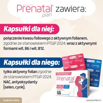 NutroPharma Prenatal Plan, kapsułki, 60 szt.