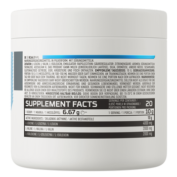 Ostrovit BCAA 2-1-1, smak cytrynowy, proszek, 200 g