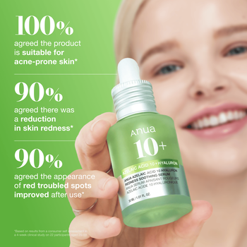 Anua Azelaic Acid10 Hyaluron Redness Soothing, serum kojące, 30 ml