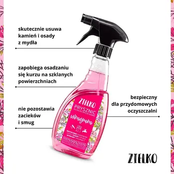 Zielko, Płyn do kabin prysznicowych, winogron, 500 ml