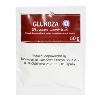 Glucosum, substancja, 50 g