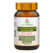 My Herbs Cytrynian Magnezu Witamina B6, kapsułki, 100 szt. https://azcdn.doz.pl/image/d/product/3f2bbe69-scale-180x180.png