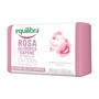 Equilibra,  delikatnie oczyszczające mydło różane z kwasem hialuronowym, 100 g