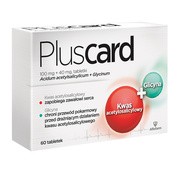 Pluscard, 100 mg + 40 mg, tabletki, 60 szt.