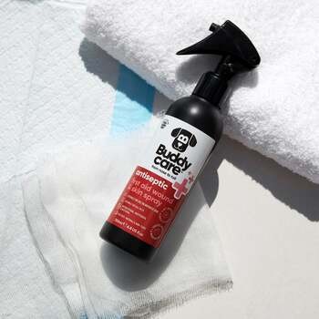 Buddycare, spray antyseptyczny do pierwszej pomocy na rany i skórę dla zwierząt, 200 ml