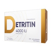 Detritin, 4000 IU, tabletki powlekane, 60 szt.        