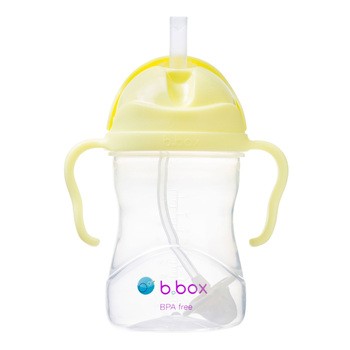 B.BOX, bidon dla dzieci, kubek niekapek ze słomką, Gelato Banana Split, 6 m+, 240 ml