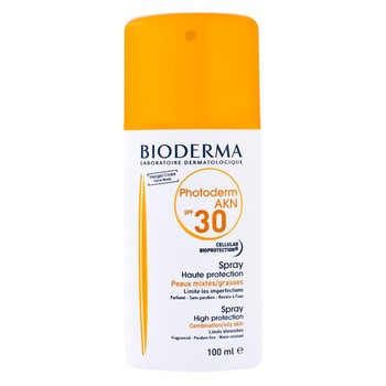 Bioderma Photoderm AKN SPF 30 / UVA 13, ochronny spray do skóry trądzikowej, 100 ml