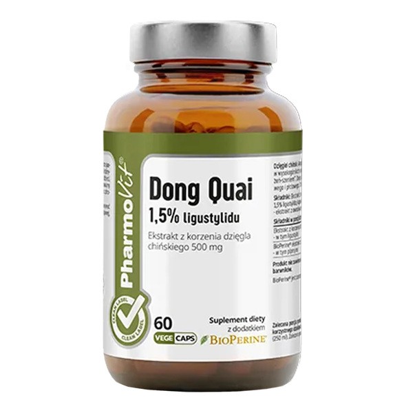 Dong Quai 500mg 60 kapsułek [Pharmovit Clean Label] - Pharmovit Clean Label