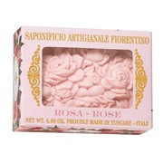 Saponificio Artigianale Fiorentino, naturalne mydło w pudełku z okienkiem, róża, 125 g https://azcdn.doz.pl/image/d/product/d57c03ef-scale-180x180.png