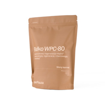 SuperPauza Białko WPC-80 Super forma, proszek, smak słony karmel, 750 g