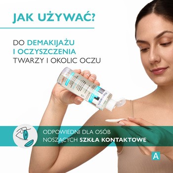Pharmaceris A Prebio-Sensilique, prebiotyczna woda micelarna do nadwrażliwej skóry twarzy i okolic oczu, 200ml