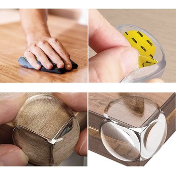 Sipo, silikonowe zabezpieczenia do narożników mebli, 12 szt.