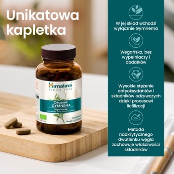 Himalaya Organic Gymnema, tabletki, 60 szt.