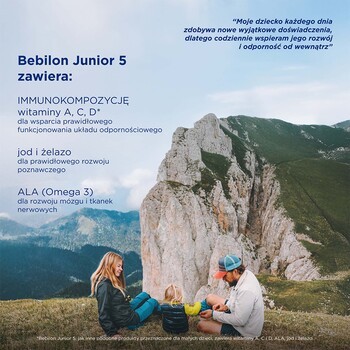 Bebilon Advance Pronutra 5 Junior, formuła na bazie mleka dla przedszkolaka, proszek, 1000 g (2 x 500 g)